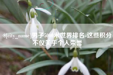 安顺男子5000米世界排名-这些积分不仅关乎个人荣誉