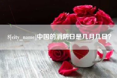 安顺中国的消防日是几月几日？