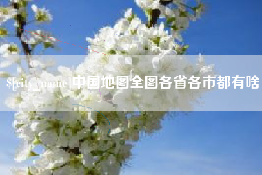 安顺中国地图全图各省各市都有啥