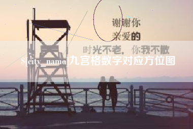 安顺九宫格数字对应方位图