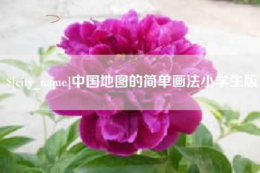 安顺中国地图的简单画法小学生版