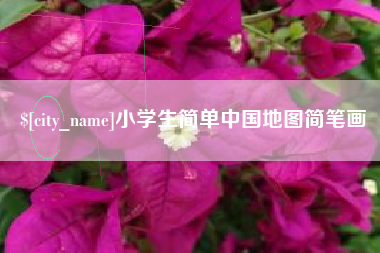 安顺小学生简单中国地图简笔画