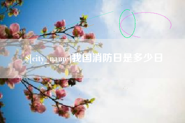 安顺我国消防日是多少日