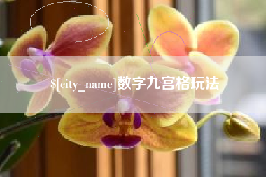 安顺数字九宫格玩法