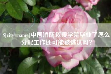 安顺中国消防救援学院毕业了怎么分配工作还可能被逃汰吗？