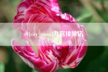 安顺九宫排除法