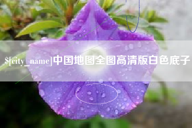 安顺中国地图全图高清版白色底子