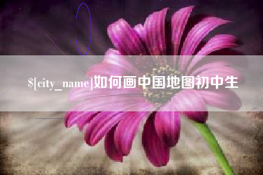 安顺如何画中国地图初中生