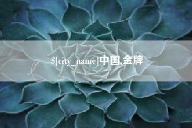 安顺中国,金牌