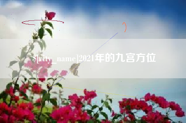 安顺2021年的九宫方位