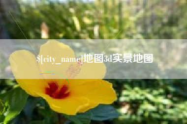安顺地图3d实景地图