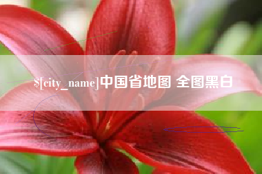 安顺中国省地图 全图黑白