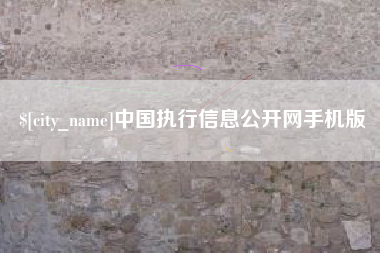 安顺中国执行信息公开网手机版