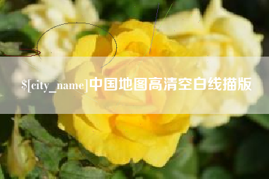 安顺中国地图高清空白线描版