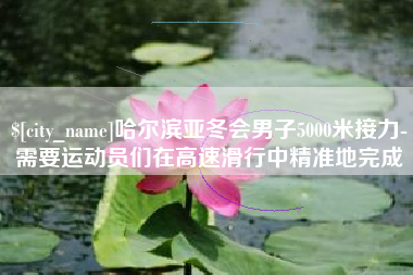 安顺哈尔滨亚冬会男子5000米接力-需要运动员们在高速滑行中精准地完成