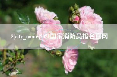 安顺2021国家消防员报名官网