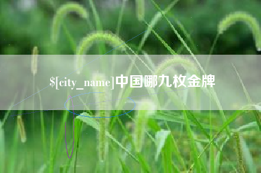 安顺中国哪九枚金牌