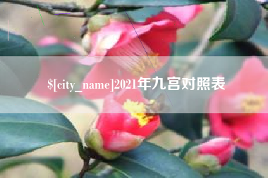 安顺2021年九宫对照表