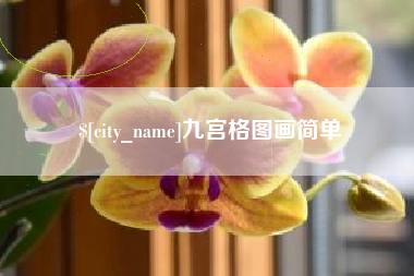 安顺九宫格图画简单